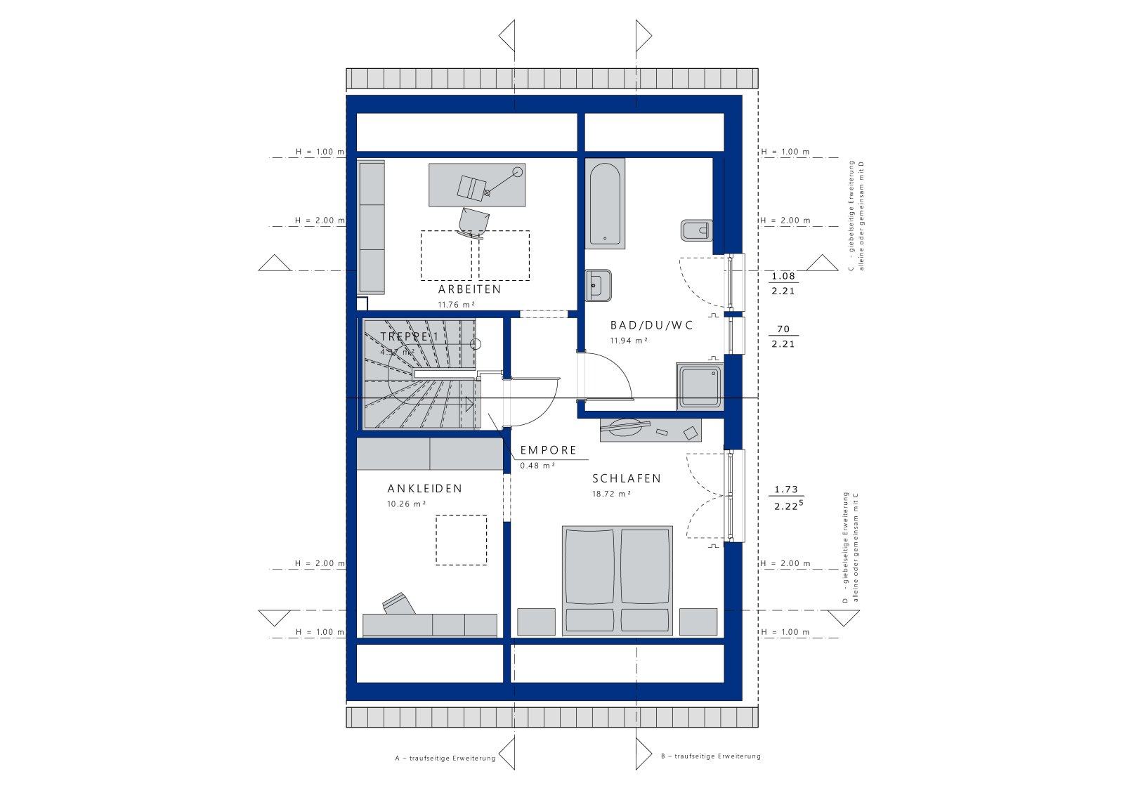 Wohnen, wo andere staunen: Doppelhaushälfte mit unverbautem Weitblick