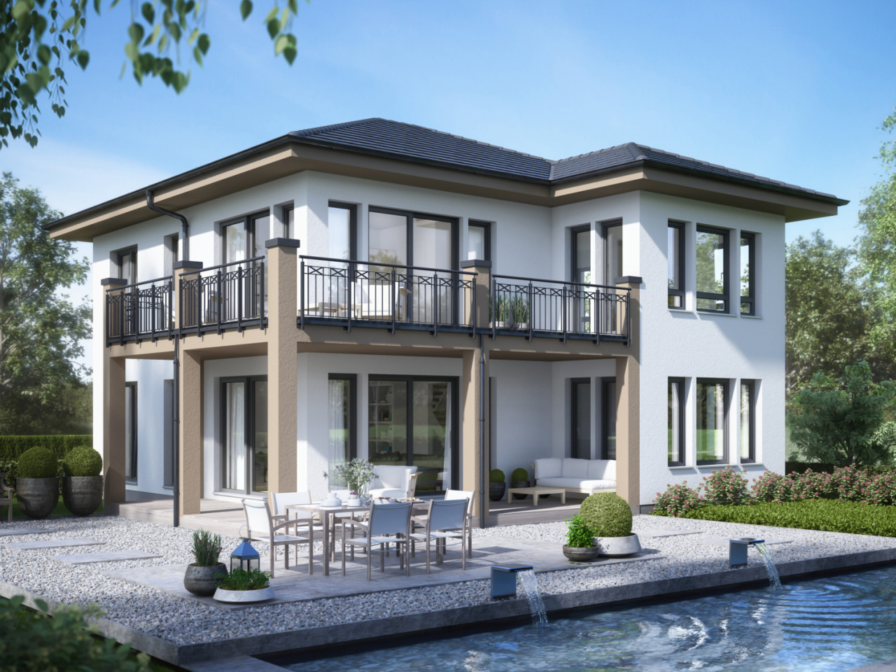 Individuell bauen z.B. Haus Evo 148 zur Ausstattung fertig