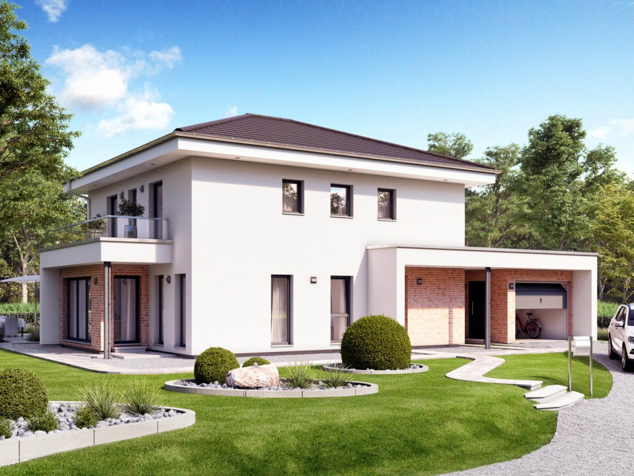 Individuell bauen z.B. Haus Evo 148 zur Ausstattung fertig
