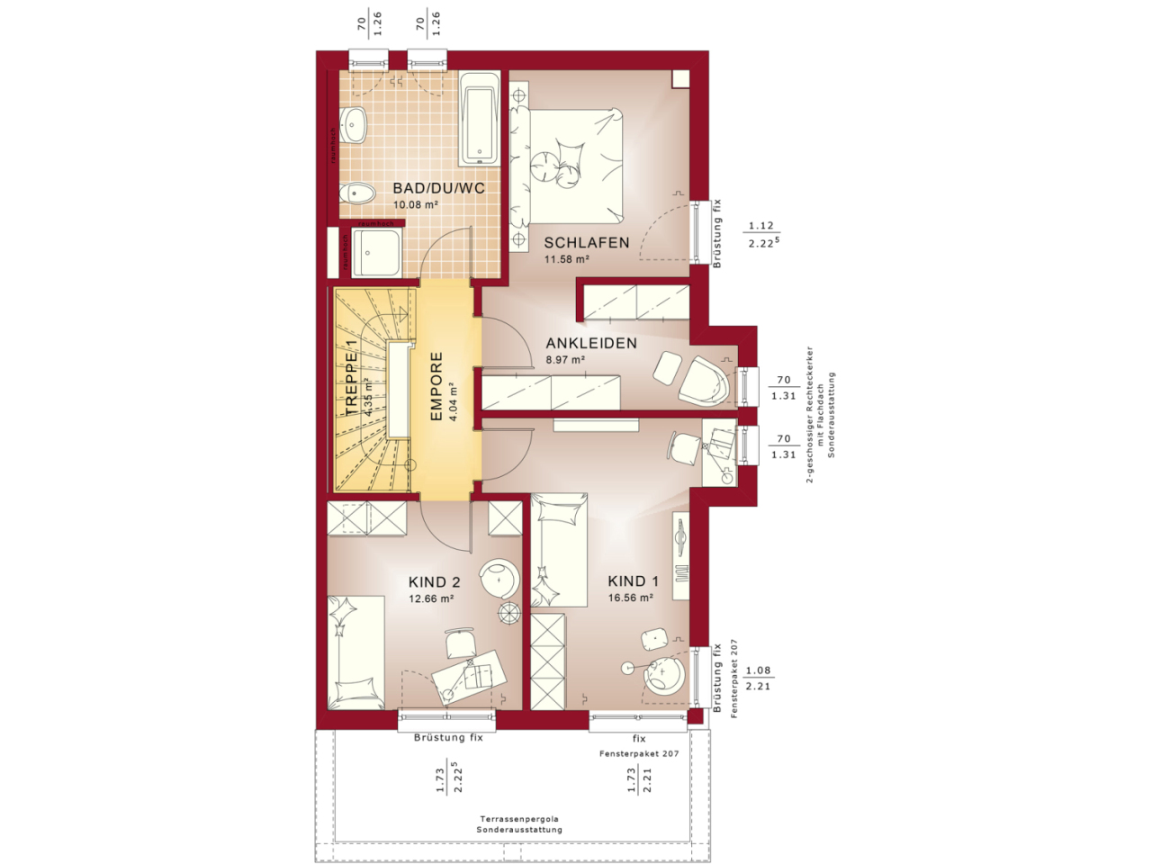 Doppelhaushälfte - Planen Sie Ihr individuelles Haus zur Ausstattung fertig!